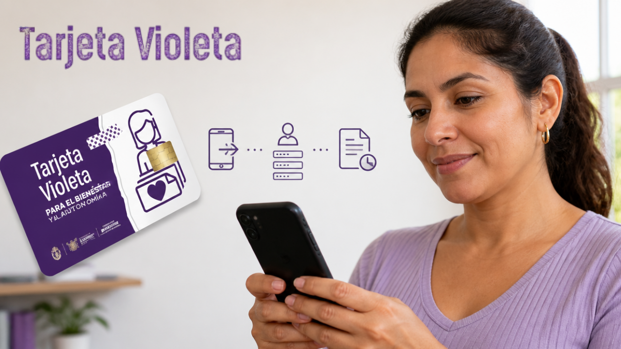 Tarjeta Violeta